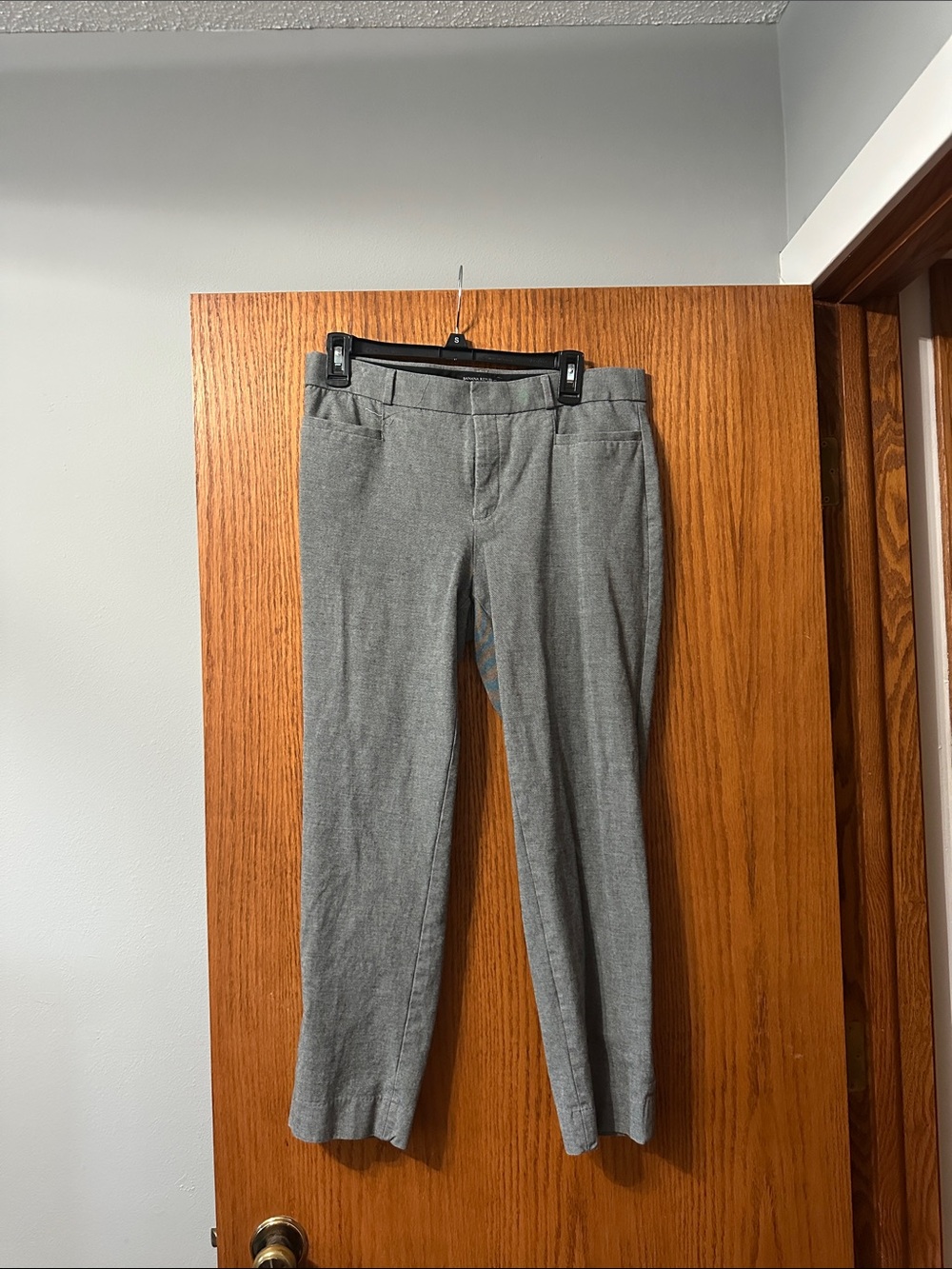 Banana Republic Gray Straight Dress Pants